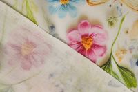 РАНФОРС ПОСТІЛЬНИЙ ПРИНТ Молочний Квіти,1135334 фото #4