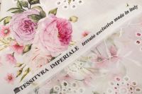 КОТОН З ВИШИВКОЮ Молочний Квіти,1141380 фото #4