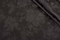 ВІСКОЗА ЖАКАРД Чорний Квіти,1126806 фото #1