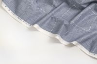 РАНФОРС ПОСТІЛЬНИЙ ПРИНТ Синій Клітини,1107973 фото #5