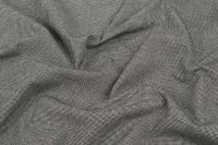 КОСТЮМНИЙ ЛЬОН КОТОН ПРИНТ СТРЕЙЧ Сірий Гусяча лапка,1108482 фото #3